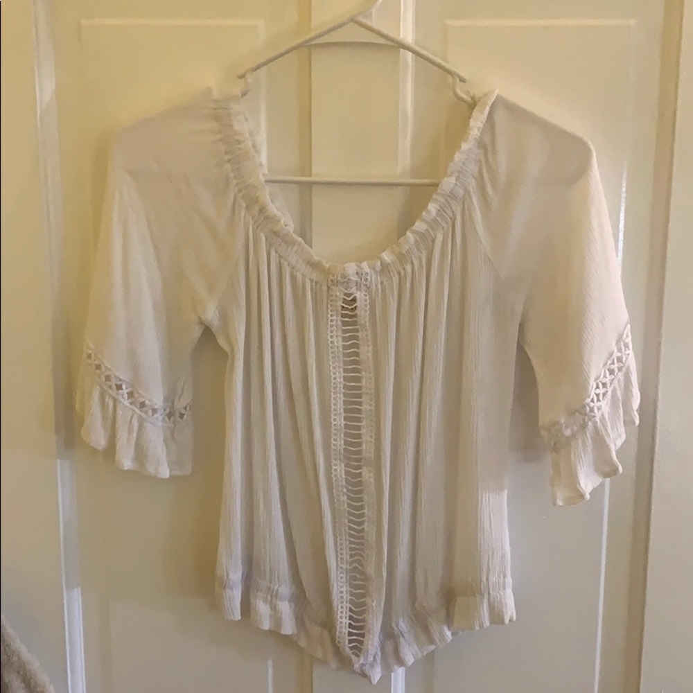 White Fashion Crop Top